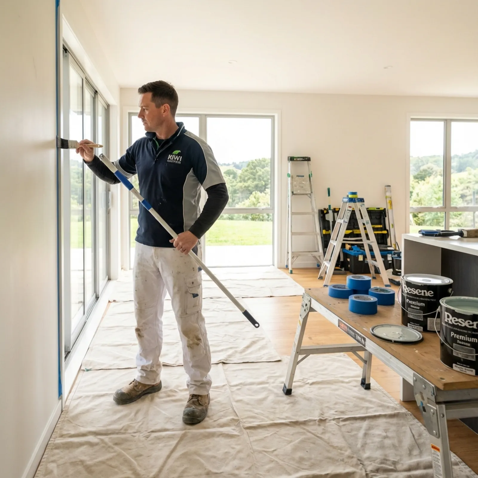 Our professional painting process