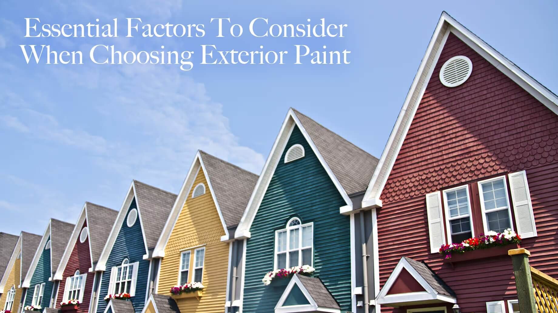 Transform Your Exterior Walls with the Right Exterior Paint